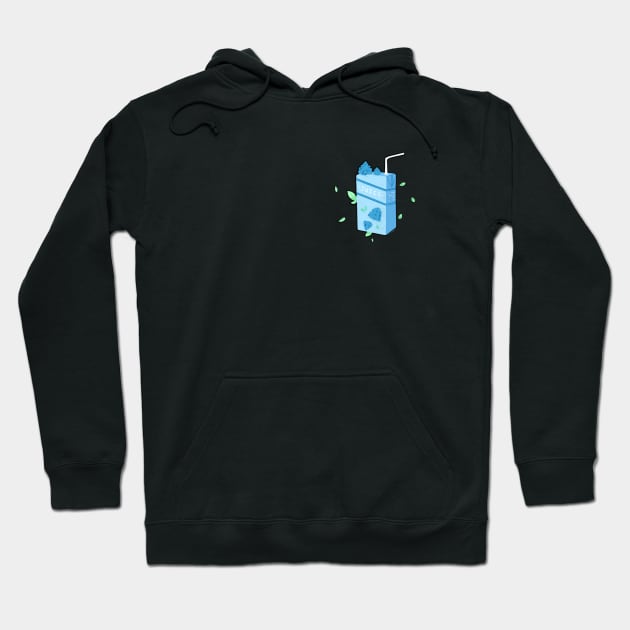 Juice Box Blue Raspberry Hoodie by CITROPICALL